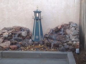 Light house waterfall in ,Temecula 